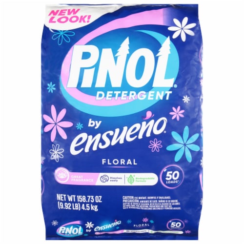 Pinol by Ensueño Powder Laundry Detergent - Floral Scent Perspective: front