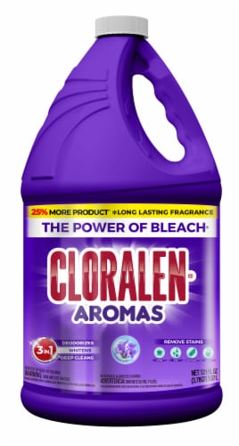 Cloralen Household Cleaning Scented Bleach - Lavender Scent (121 fl oz) Perspective: front