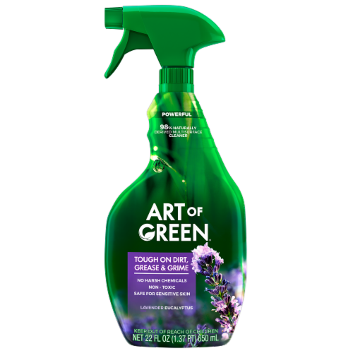 Art of Green Lavender Eucalyptus Multi-Surface Cleaner Perspective: front