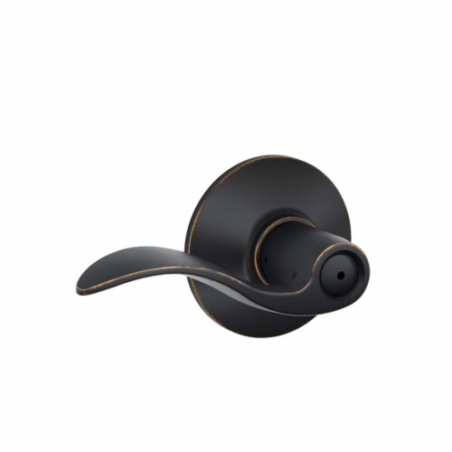 Schlage Accent Aged Bronze Entry Lockset ANSI Grade 2 1-3/4 in. Schlage Accent Aged Bronze Entry Lockset ANSI Grade 2 1-3/4 in.