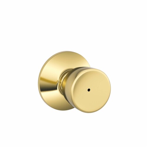 Schlage Bell Bright Brass Entry Lockset ANSI Grade 2 1-3/4 in. Schlage Bell Bright Brass Entry Lockset ANSI Grade 2 1-3/4 in.