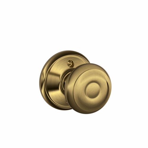 Schlage Georgian Aged Bronze Privacy Knob Right or Left Handed