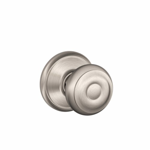 Schlage Georgian Satin Nickel Entry Lockset ANSI Grade 2 1-3/4 in. Schlage Georgian Satin Nickel Entry Lockset ANSI Grade 2 1-3/4 in.