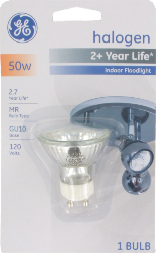 GE 50-Watt GU10 Halogen Indoor Floodlight Bulb Perspective: front