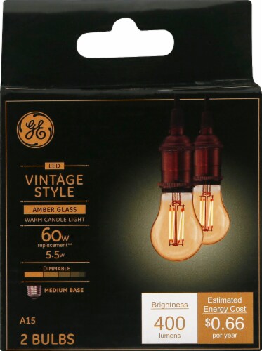 Ge vintage style amber glass discount