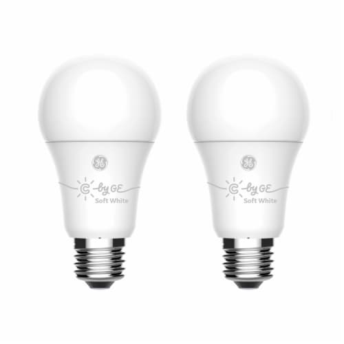 C by GE 60 Watt A19 Soft White LED Smart Bulbs Perspective: front