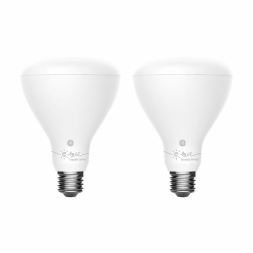 GE 65-Watt C Tunable Indoor Floodlight Smart LED Light Bulbs, 2 pk ...