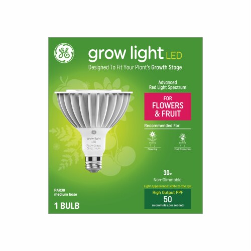GE Grow Light Bulb 30w Perspective: front
