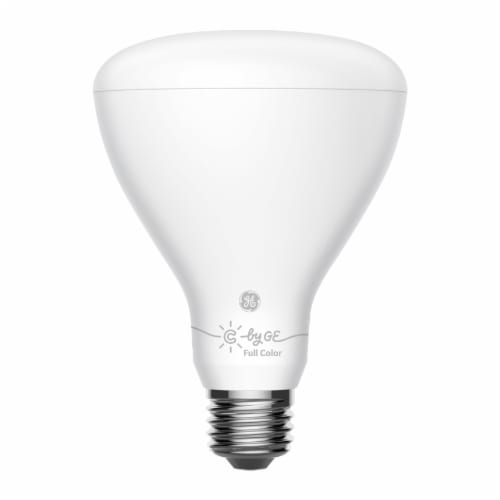 GE 65-Watt C Full Color BR30 Smart LED Light Bulbs Perspective: front