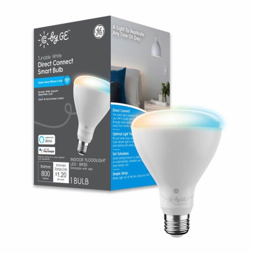 Cync by GE 93128977 Tunable White Direct Connect Smart Bulb 1 LED BR30 Light Bulb 1 Smith s Food and Drug