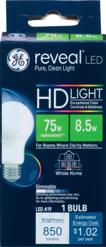GE Reveal® LED HD Light Bulb Perspective: front