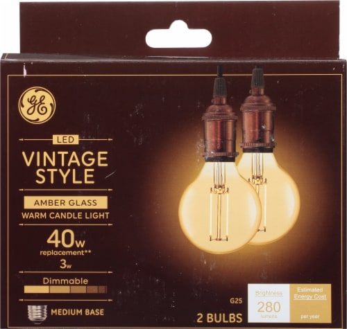 Ge led vintage style warm candle light deals