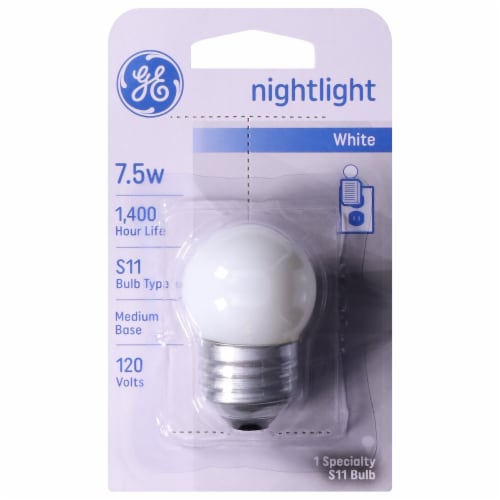 GE Nightlight White Specialty Bulb Perspective: front