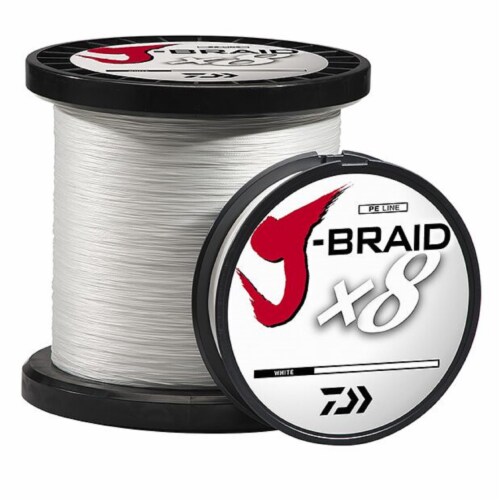 Daiwa JB8U80-300WH Daiwa J-Braid Fishing Line - 80 Lb Test 330 Yards -  White, 1 - Jay C Food Stores