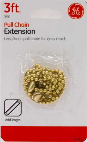 GE Beaded Pull Chain Extension - Gold, 3 ft - Fred Meyer