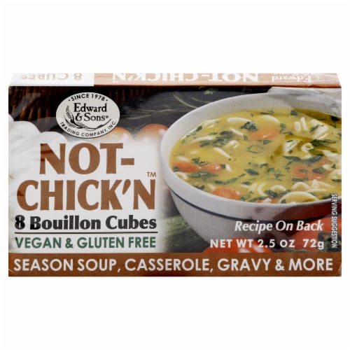 Edward & Sons® Not-Chick'n Bouillon Cubes Perspective: front