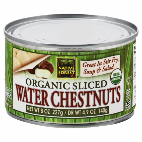 Native Forest® Organic Sliced Water Chestnuts Perspective: front