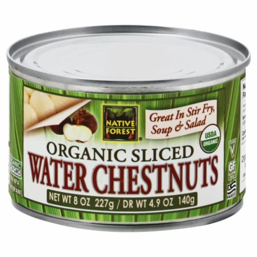 Native Forest® Organic Sliced Water Chestnuts Perspective: front