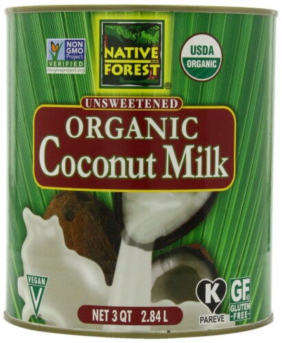 Native Forest Vegan Organic Coconut Milk Perspective: front