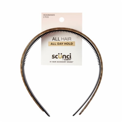 Scunci® All Day Hold Headbands Pack Perspective: front