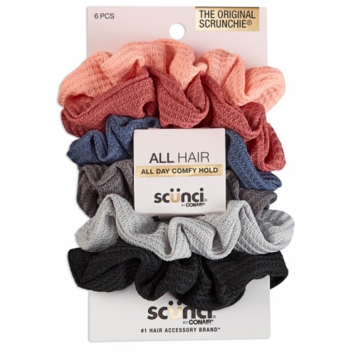 Scunci® Effortless Beauty™ Waffle Ruffle Twisters Perspective: front