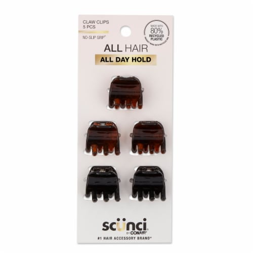Scunci No-Slip Grip Clips Perspective: front