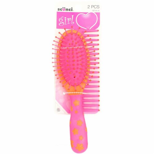 Scunci Girl Brush & Comb Perspective: front