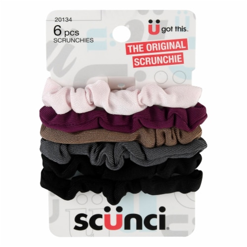 Scunci® Mini Comfort Twist Hair Ties Perspective: front