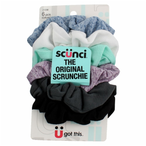 Scunci® Heather Twister Scrunchies Perspective: front