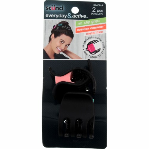 Scunci Chunky Jaw Clip 2 pk Pay Less Super Markets