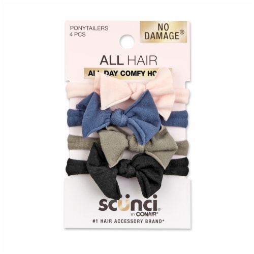 Scunci Ponytailer Bow Elastics Perspective: front