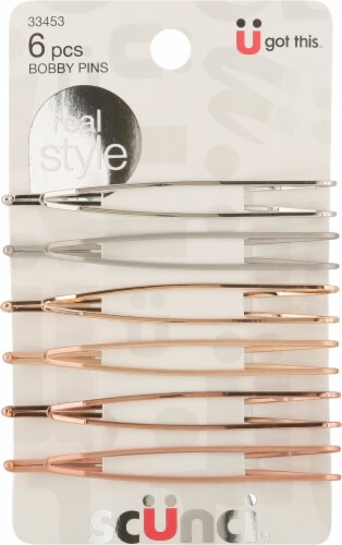 Scunci® Metal Bobby Pins Perspective: front
