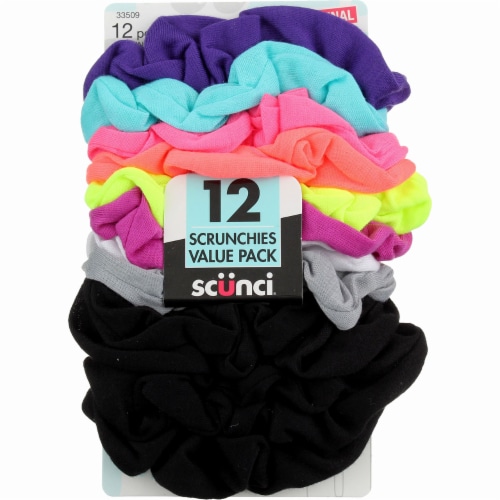 Scunci® Large Scrunchies Value Pack - multi-color Perspective: front