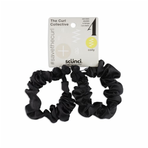 Scunci® Curl Collective Coily Adjustable Elastics Perspective: front