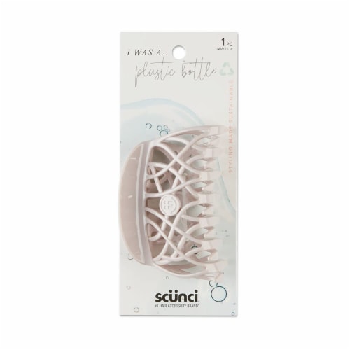 Conair Scunci® Recycled Plastic Jaw Hair Clip - Pink Perspective: front