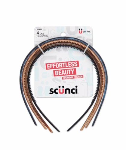 Scunci Effortless Beauty Thin Headbands Perspective: front