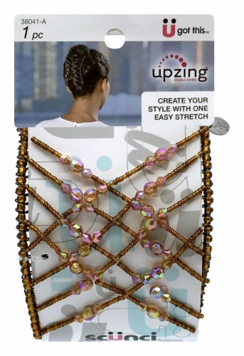 Scunci Large Beaded Up-Zing Perspective: front