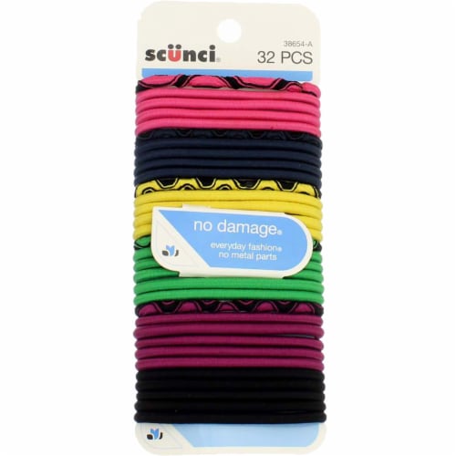 Scunci Elastic Hair Bands - Assorted Perspective: front
