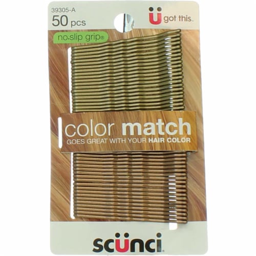 Scunci® Color Match Bobby Pins - Blonde Perspective: front