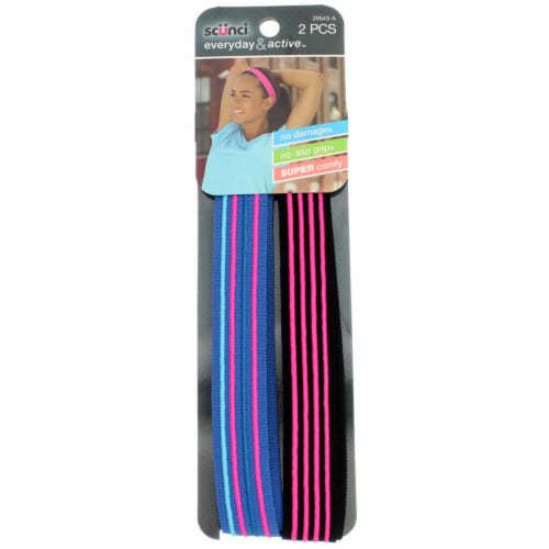 Scunci Everyday & Active No Slip Grip Headwraps Perspective: front