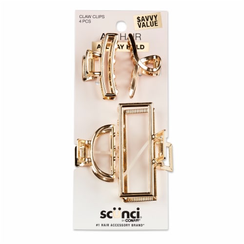 Scunci® Metal Claw Clips Perspective: front