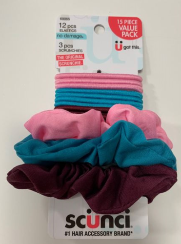 Scunci® U Got This® Elastics & Scrunchies Hair Accessories Perspective: front