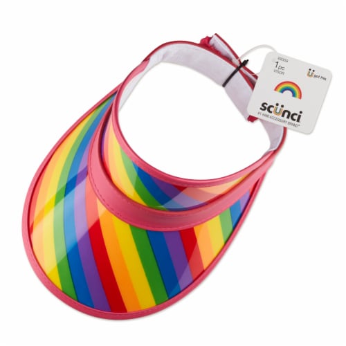 Scunci Rainbow Visor Perspective: front