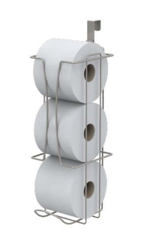 Zenna Home Steel Toilet Paper Reserve Perspective: front