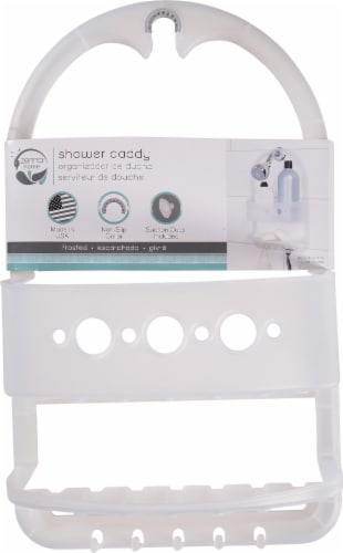 Zenna Home Plastic Shower Caddy Perspective: front