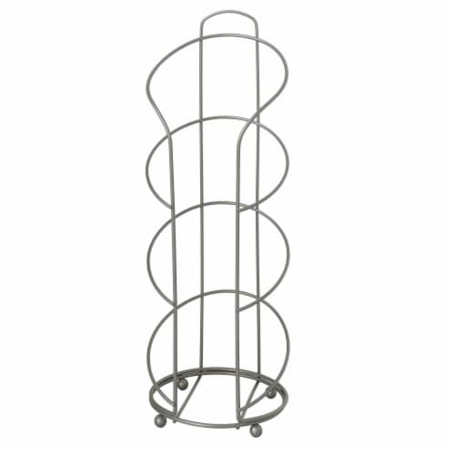 Zenna Home Steel Toilet Paper Reserve - Satin Nickel Perspective: front