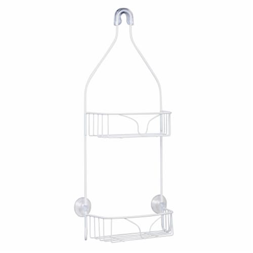 Zenna Home Steel 2-Tier Over the shower Caddy Perspective: front