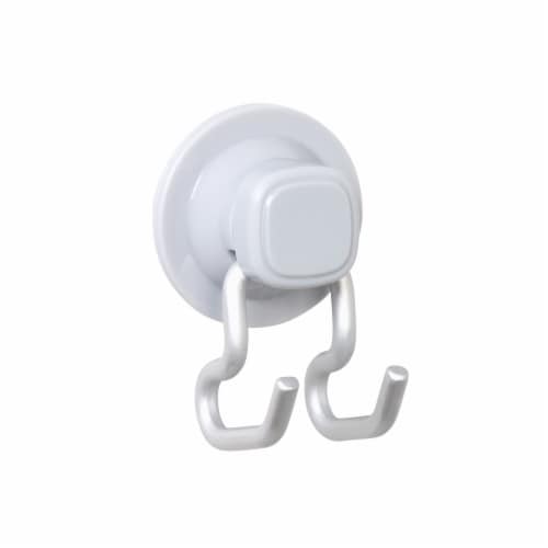 Zenna Home Aluminum Suction Razor Hook Perspective: front