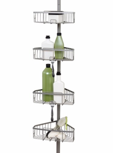 Zenna Home 4-Tier Pole Caddy Perspective: front