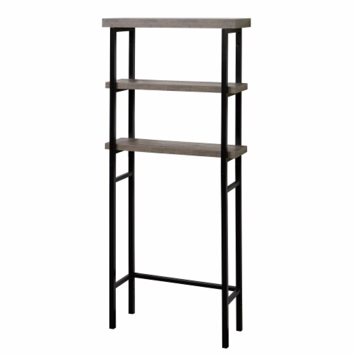 Zenna Home Wood Shelf Spacesaver Perspective: front